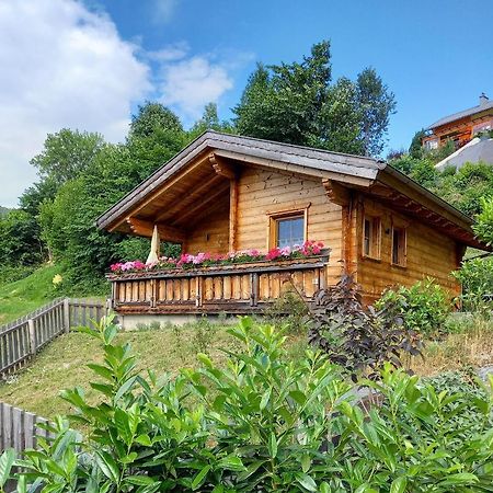 Das Paradieschen Edlitz - Stilvolles Blockhaus Mit Kamin Ngoại thất bức ảnh